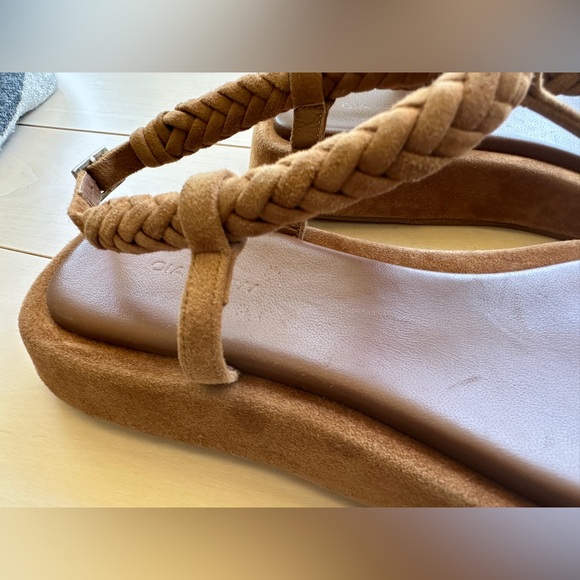 GIA/RHW Braided Suede 
Thong Slingback Sandals - Picture 12 of 15